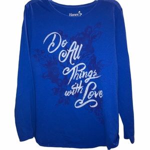 Hanes Long Sleeve Graphic Tee